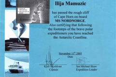 2005-Antarktika-certifikat